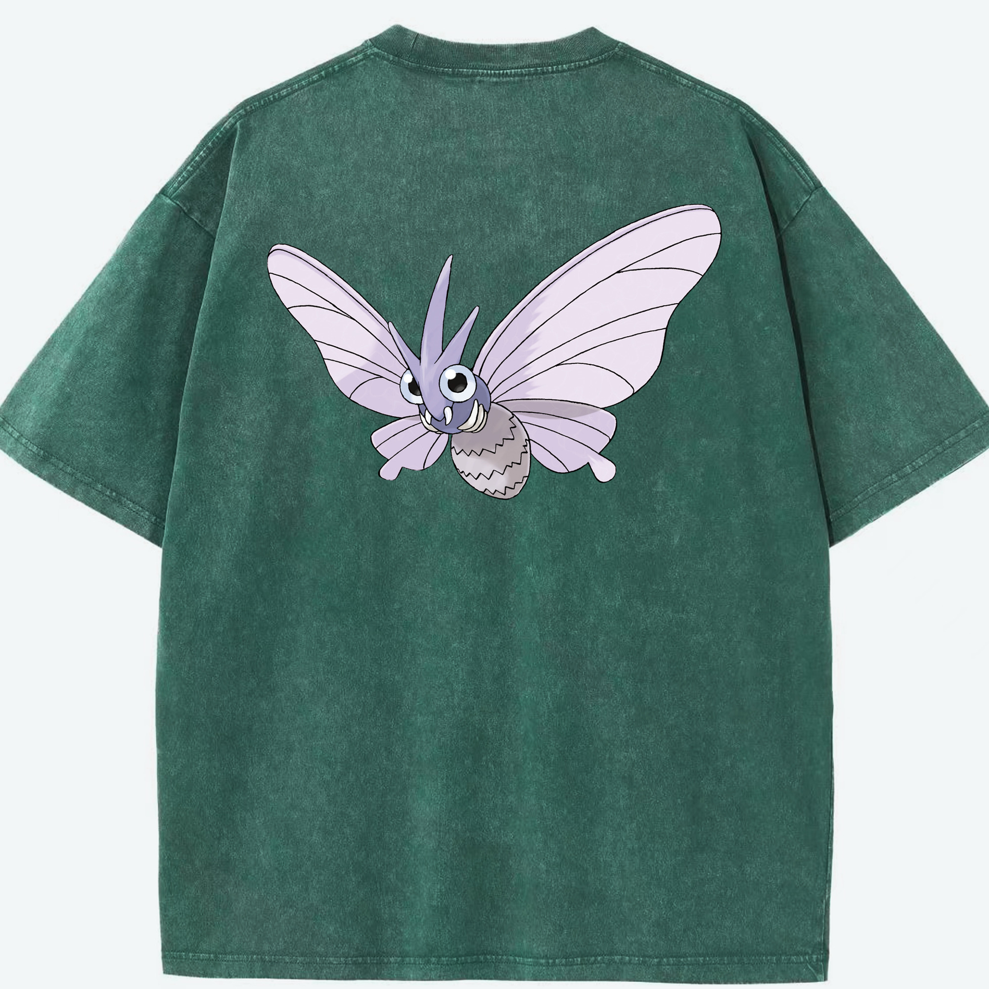 （画像用） ポケットモンスター Pokémon 綿100% ヴィンテージ風 半袖Tシャツ（背面プリント）
